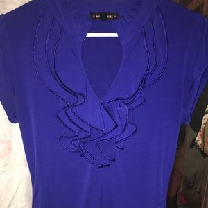 Royal blue top